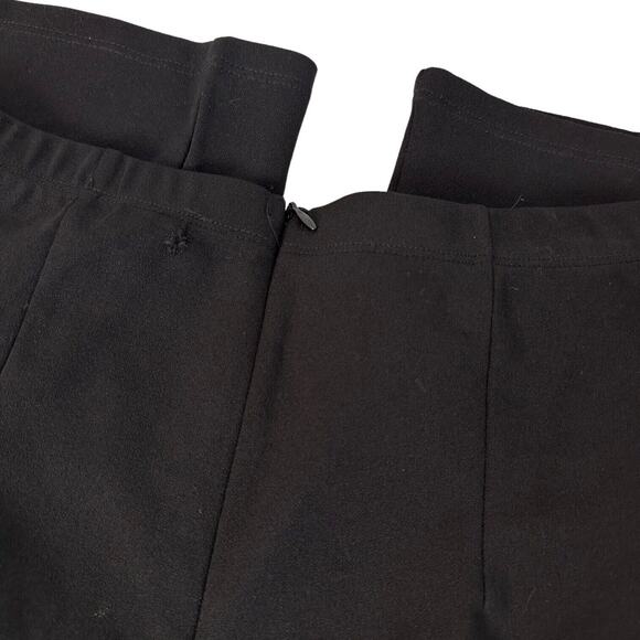 Flare Pants Sz XS Black Split Leg Button Detail High Rise Festival Whimsygoth - Picture 7 of 16